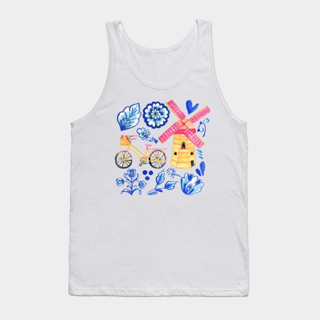 Netherlands Whimsy Tank Top by tangerinetane